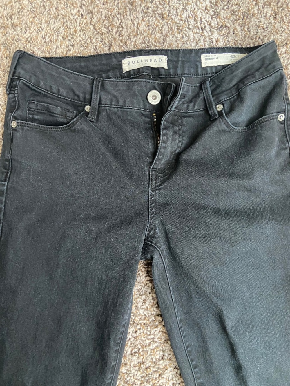Low Rise Skinny Jeans Size 7